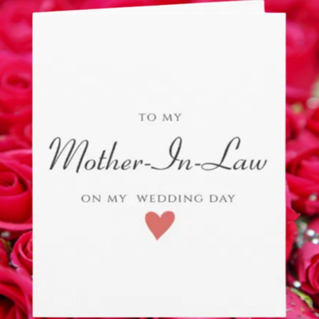 Tarjeta Madres de la novia o del novio, gracias Boda (Subido por el creador)