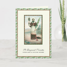 Tarjeta Madres esperanzadoras de vida de St. Raymond Nonna