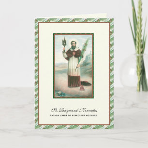 Tarjeta Madres esperanzadoras de vida de St. Raymond Nonna