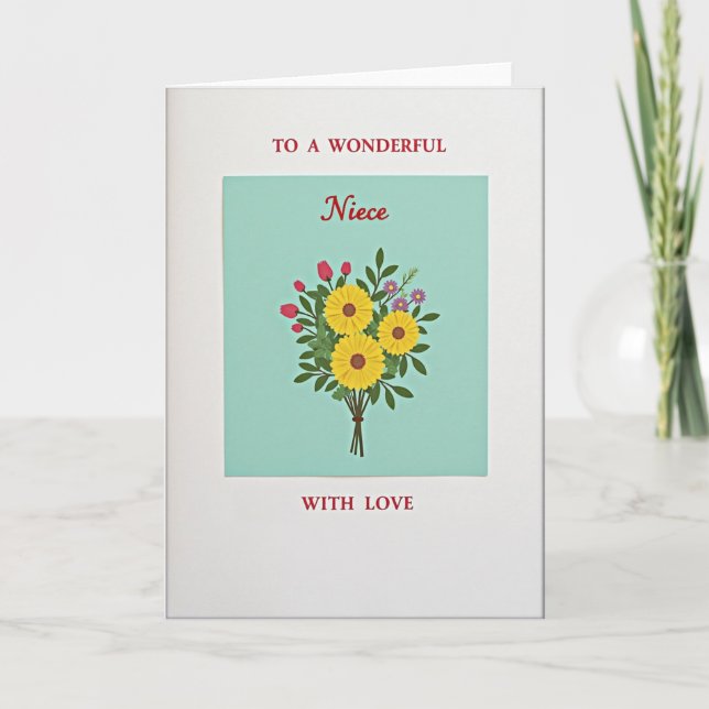 Tarjeta Madres Flor de Oro (Anverso)