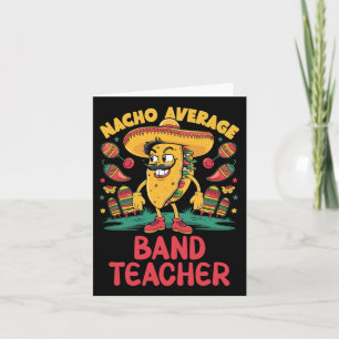 Tarjeta Maestra De Banda Nacho Promedio Cinco De Mayo Mexi