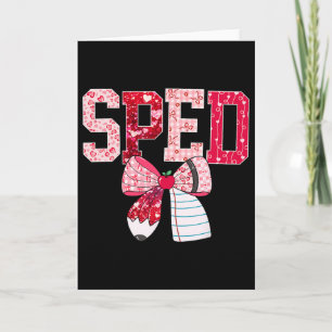 Tarjeta Maestra de Educación Especial Día de San Valentín