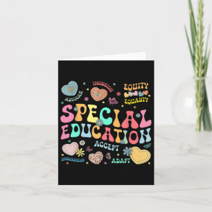 Tarjeta Maestra de Educación Especial Enseñanza Inspirador