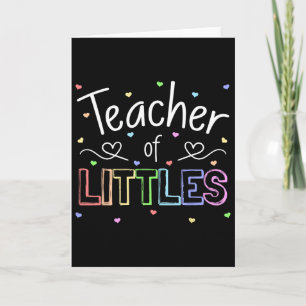 Tarjeta Maestra de la guardería pre-k jardín de infancia e