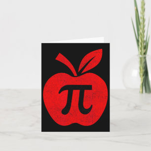 Tarjeta Maestra De Matemáticas Pi Math De Apple Pi Day