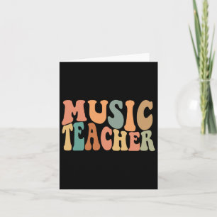 Tarjeta Maestra De Música Groovy Cute Por El Suministro Es