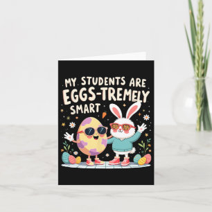Tarjeta Maestra de Pascua, mis alumnos son tremendamente i