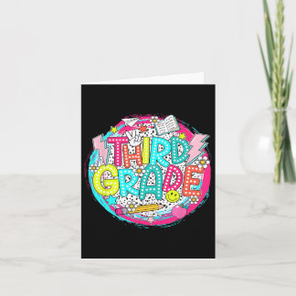 Tarjeta Maestra de Tercer Grado Equipo Tercero Sueño de Lu