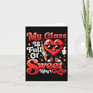 Tarjeta Maestra Día de San Valentín Shirt Mi Cl Está Lleno