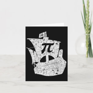 Tarjeta Maestra Geek Stem De Barco Pirata Pi 3.14 Pi Day