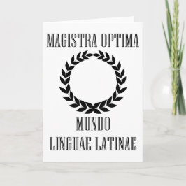 Tarjeta Maestra Latino más grande del mundo (mujer)