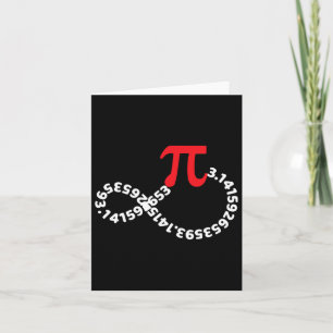 Tarjeta Maestra Matemática Maestra Símbolo Pi Feliz Día Pi