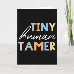 Tarjeta Maestra Preescolar Domadora de Pequeños Humanos Li