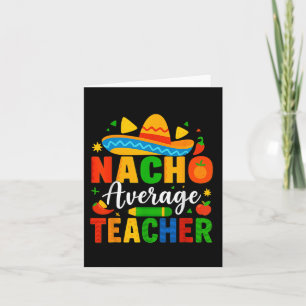 Tarjeta Maestra promedio de Nacho Apple Cinco De Mayo