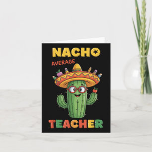 Tarjeta Maestra promedio de Nacho Apple Cinco De Mayo