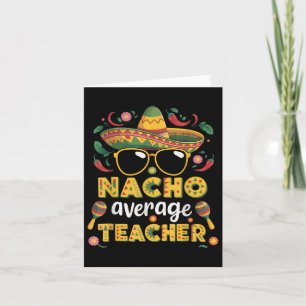 Tarjeta Maestra promedio de Nacho Apple Cinco De Mayo