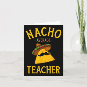 Tarjeta Maestra Promedio De Nacho Para Cinco De Mayo
