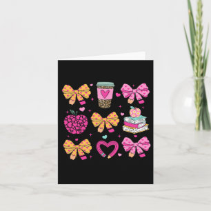 Tarjeta Maestra San Valentín Coqueta Lápiz Café Arco