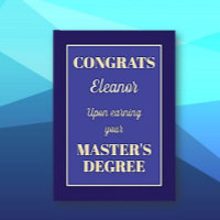 ¡Maestría! Graduación personalizada