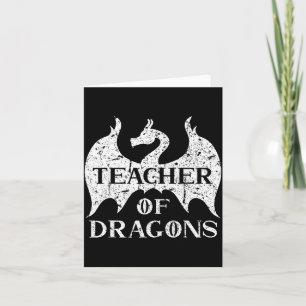 Tarjeta Maestro Antiguo De Dragones Frases Divertidas Maes