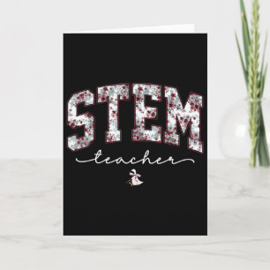 Tarjeta Maestro de Ciencias Tecnología Ingeniería Matemáti