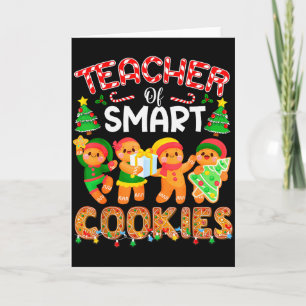 Tarjeta Maestro De Galletas Inteligentes Navidad Pan De Je