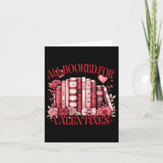 Tarjeta Maestro de lectura Día de San Valentín Todo reserv (Anverso)