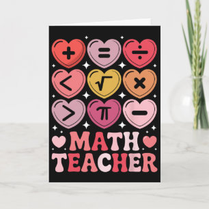 Tarjeta Maestro de matemáticas Símbolo de operación matemá