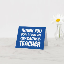 Tarjeta Maestro gracias azul