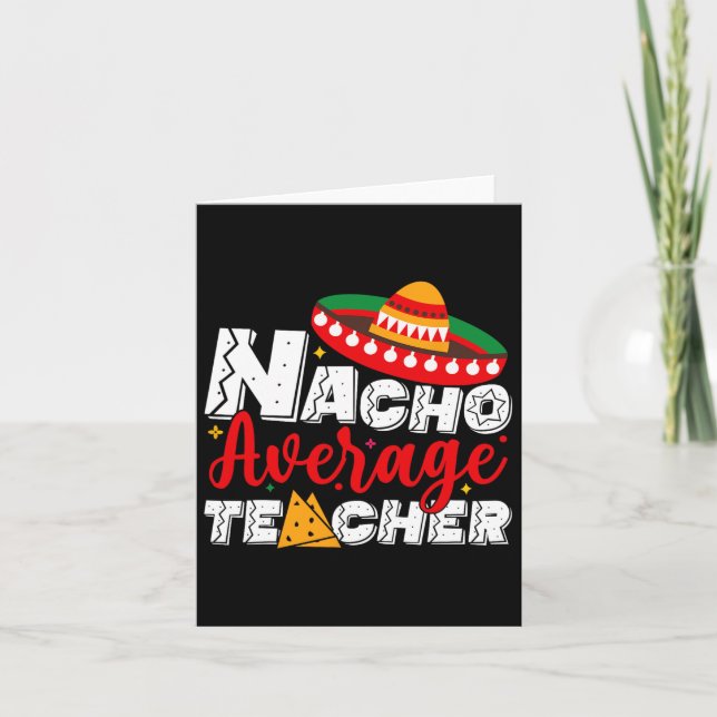 Tarjeta Maestro promedio de Nacho Cinco De Mayo Fiesta Mex (Anverso)