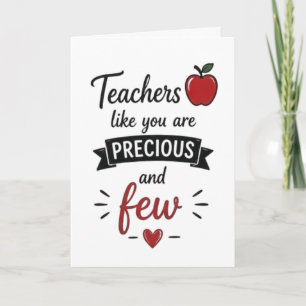 Tarjeta Maestros Como Tú Son Preciosos y Escasos