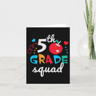 Tarjeta Maestros de Chicas de quinto grado de la pelicula