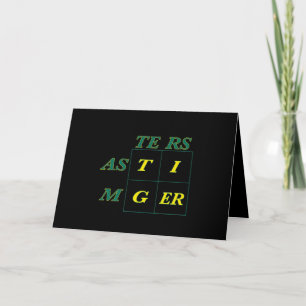 Tarjeta Maestros de Tiger Goat Woods