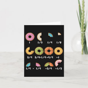 Tarjeta Maestros Maestros De Math De Donut Regresan A La E