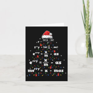 Tarjeta Maestros Navidades Ki Math coincidiendo con matemá