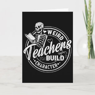 Tarjeta Maestros Raros Construyen Personaje Libro de Esque