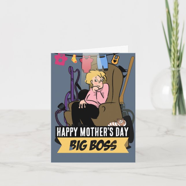 Tarjeta Mafia Mom: Mother's Day Edition (Anverso)