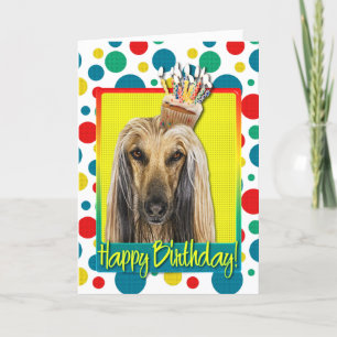 Tarjeta Magdalena del cumpleaños - afgano