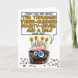 Tarjeta Magdalena del feliz cumpleaños - 28 años