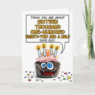 Tarjeta Magdalena del feliz cumpleaños - 44 años