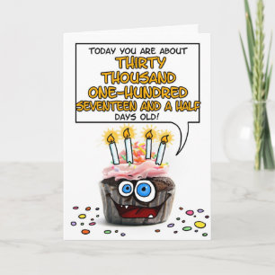 Tarjeta Magdalena del feliz cumpleaños - 82 años