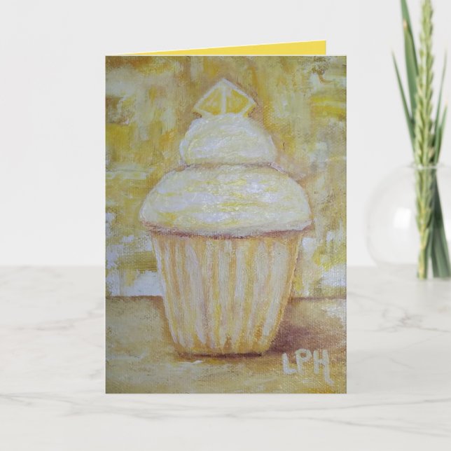 TARJETA ¡MAGDALENA DEL LIMÓN - FELIZ CUMPLEAÑOS, TARTA (Anverso)