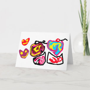 Tarjeta magdalenas del día de San Valentín