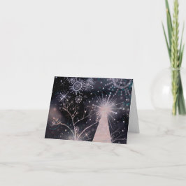 Tarjeta magia de año nuevo