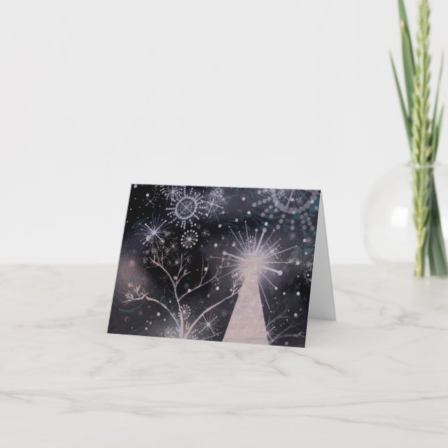 Tarjeta magia de año nuevo (Anverso)