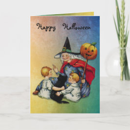 Tarjeta Magia de Halloween