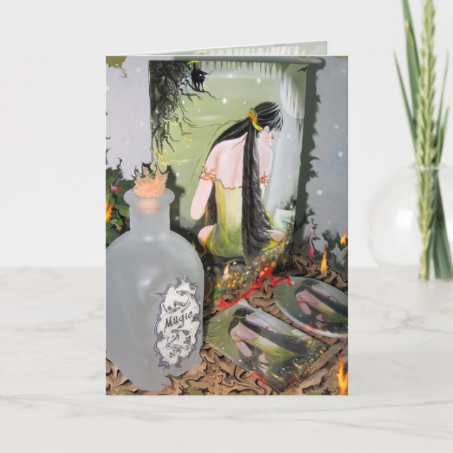 Tarjeta Magia de Halloween (Anverso)