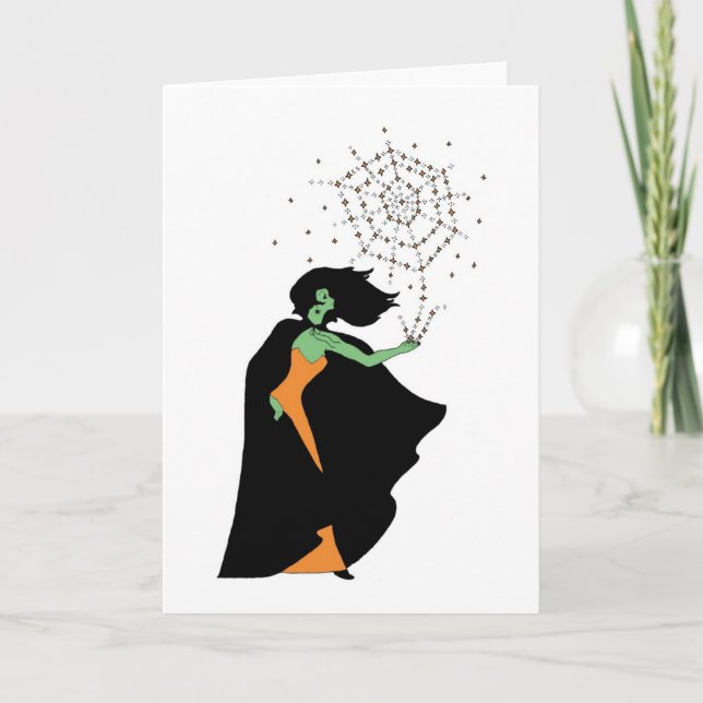 Tarjeta Magia de Halloween (Anverso)