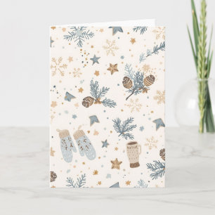 Tarjeta Magia de Invierno Acogedor   Diseño de Invierno Mi