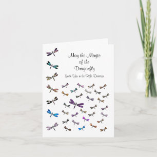 Tarjeta Magia de la libélula